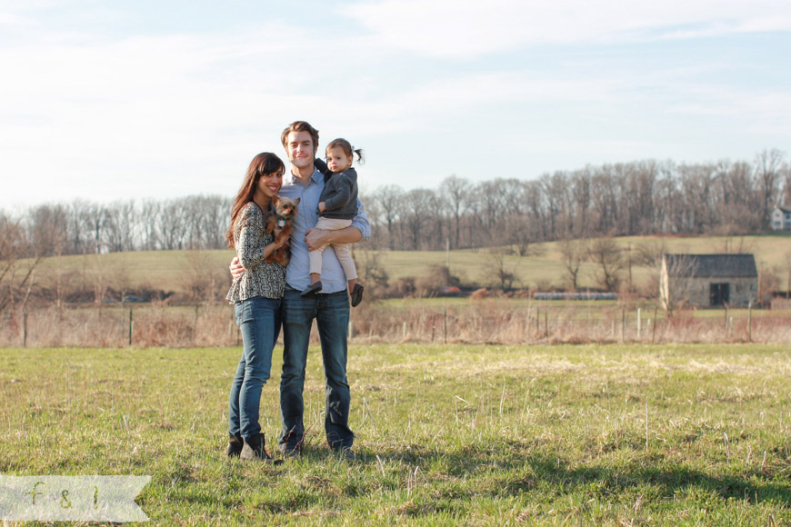 Baby Reveal Family Shoot | feather + light photography| West Chester, PA