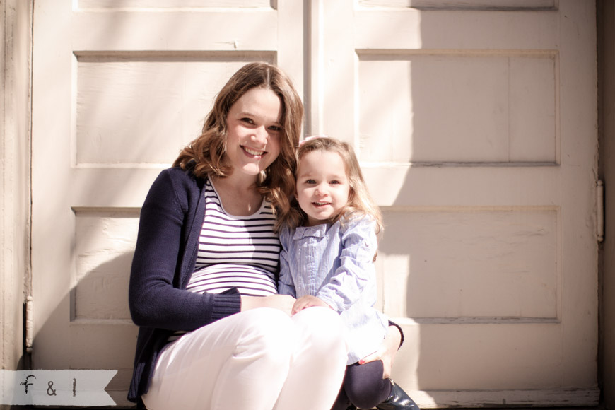 feather + light photography maternity  mother and daughter session Philadelphia, PA