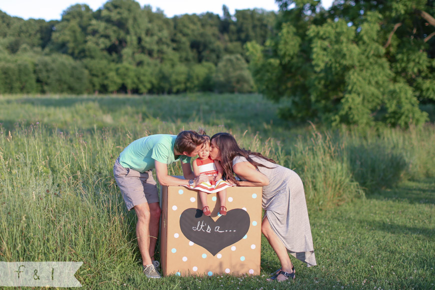 Gender Reveal | feather + light photography | West Chester, PA