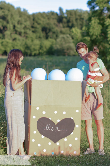 Gender Reveal | feather + light photography | West Chester, PA