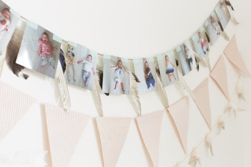 feather + light photography | first birthday | woodland animal theme | child + party photographer | West Chester, PA  | pink + mint birthday party