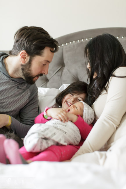 feather + light photography | main line , pa newborn photographer | newborn + family photo