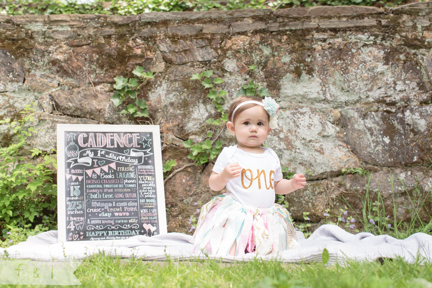 feather + light photography | Greenville, DE family photographer | lifestyle photography | valley garden park, DE | cake smash | first birthday