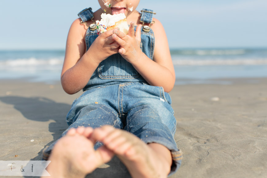 feather + light photography | stone harbor, nj | child photographer | 3rd birthday | beach birthday | white + gold beach birthday