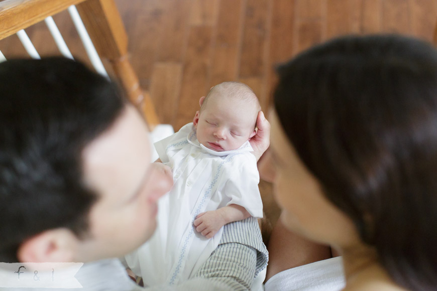 feather + light photography | main line, pa newborn photographer | west chester, pa lifestyle photographer | staircase newborn photography