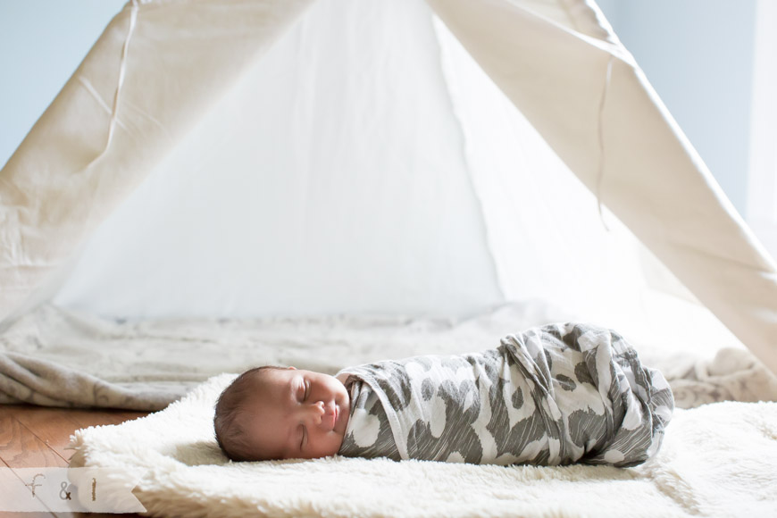 feather + light photography | main line, pa newborn + lifestyle photographer | newborn | teepee