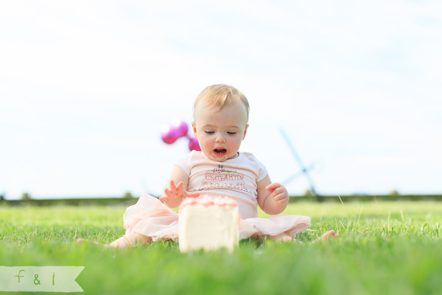 Hadley's First Birthday + Cake Smash - Philadelphia, PA {Cake Smash + Family}