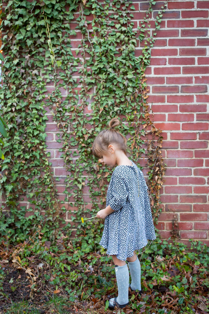 feather + light photography | child fashion blogger | james vincent design co | messy dot dress | little girl fashion