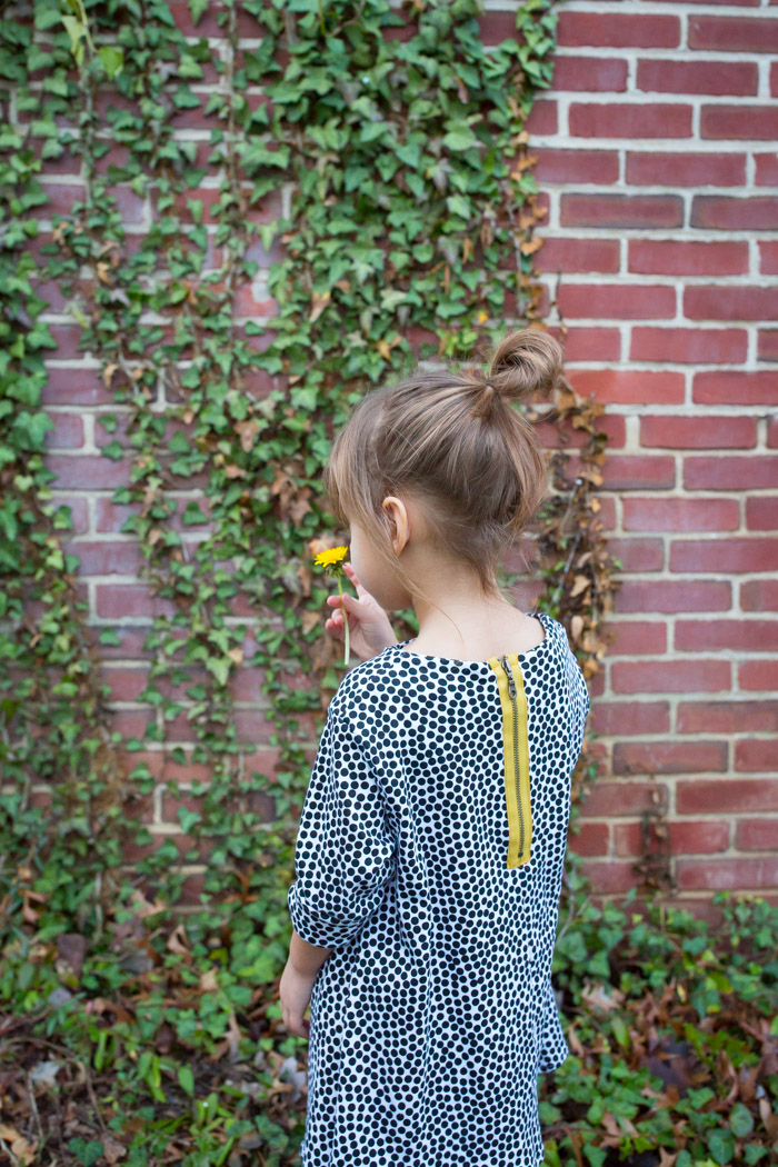 feather + light photography | child fashion blogger | james vincent design co | messy dot dress | little girl fashion