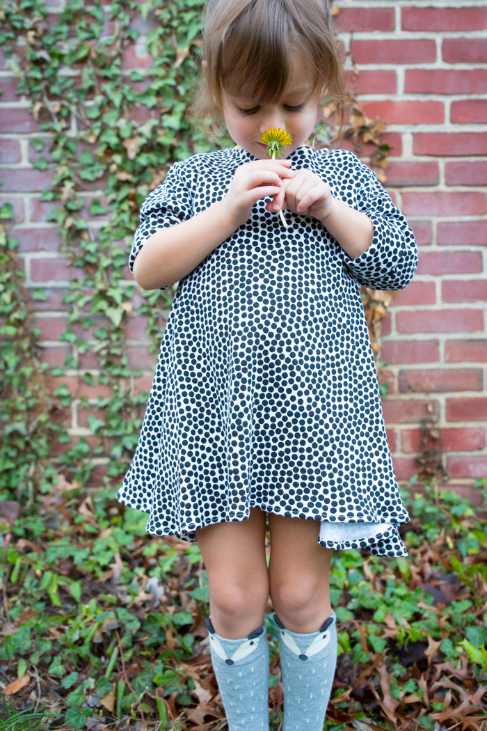 feather + light photography | child fashion blogger | james vincent design co | messy dot dress | little girl fashion