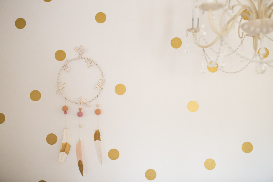 feather + light photography | philadelphia child fashion blogger | big girl room | home decor little girl's room | sweet girls room | pink, gold + white