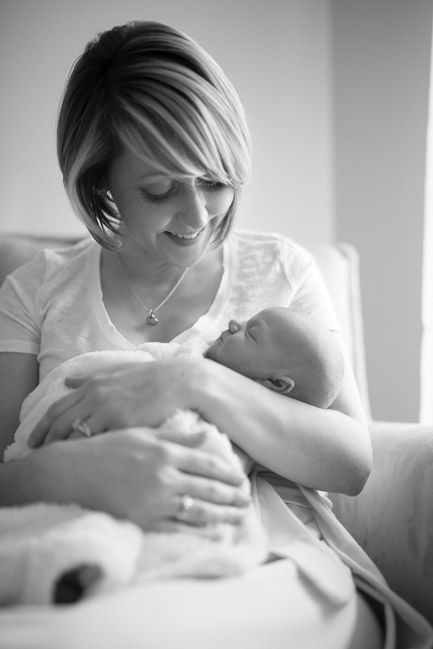 feather + light photography | main line pa newborn lifestyle photographer | newborn | it's a girl 