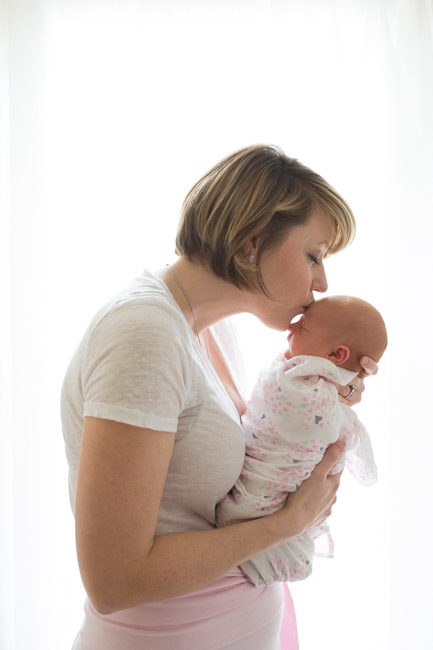 feather + light photography | main line pa newborn lifestyle photographer | newborn | it's a girl 