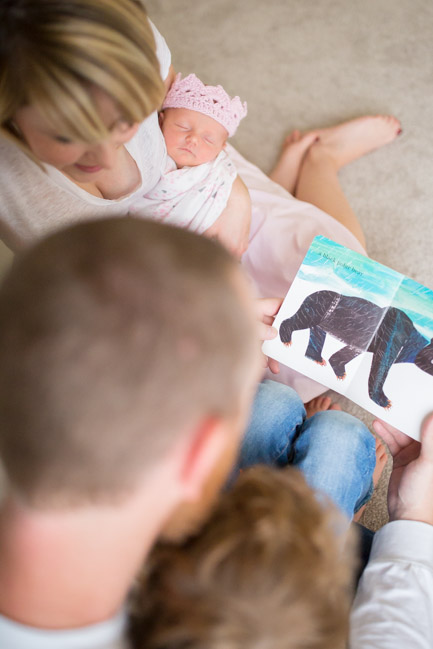 feather + light photography | main line pa newborn lifestyle photographer | newborn | it's a girl 