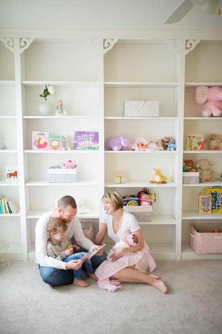 feather + light photography | main line pa newborn lifestyle photographer | newborn | it's a girl 