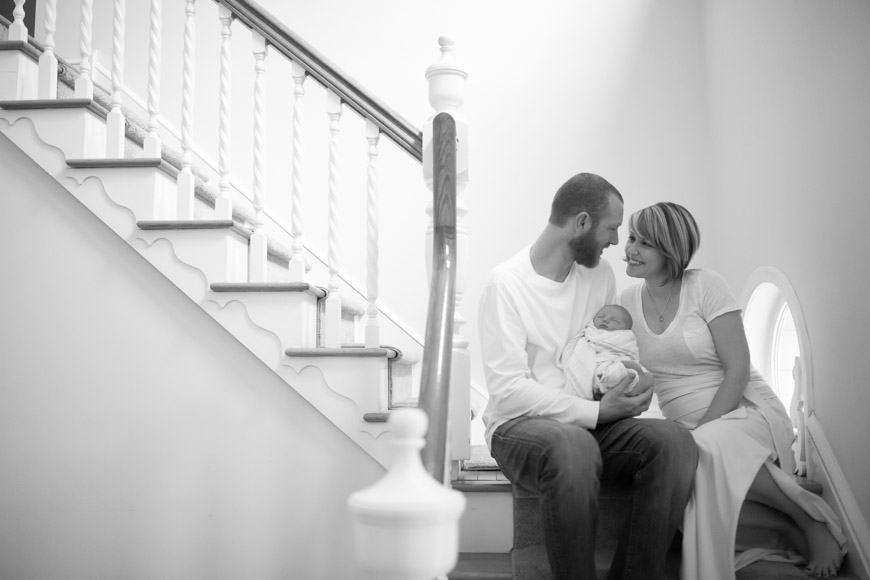 feather + light photography | main line pa newborn lifestyle photographer | newborn | it's a girl 