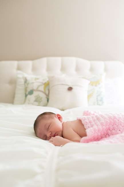 feather + light photography | west chester, pa newborn photographer | feminine nursery | baby girl | 