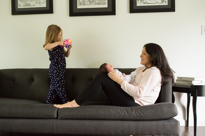 feather + light photography | main line pa newborn photographer + lifestyle photographer | sisters | newborn