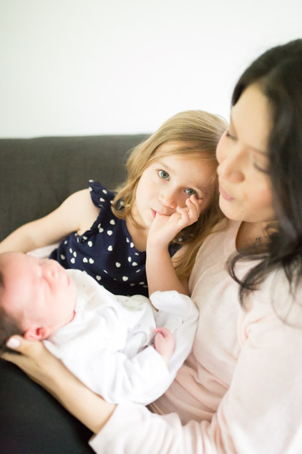 feather + light photography | main line pa newborn photographer + lifestyle photographer | sisters | newborn