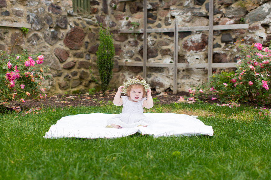 feather + light photography | main line pa family + lifestyle photographer | cake smash | hunting hill mansion | floral crowns