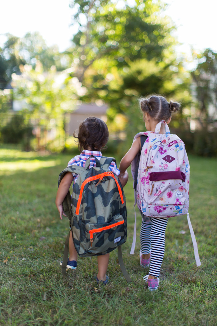 feather + light photography | back to school | herschel supply co. backpacks