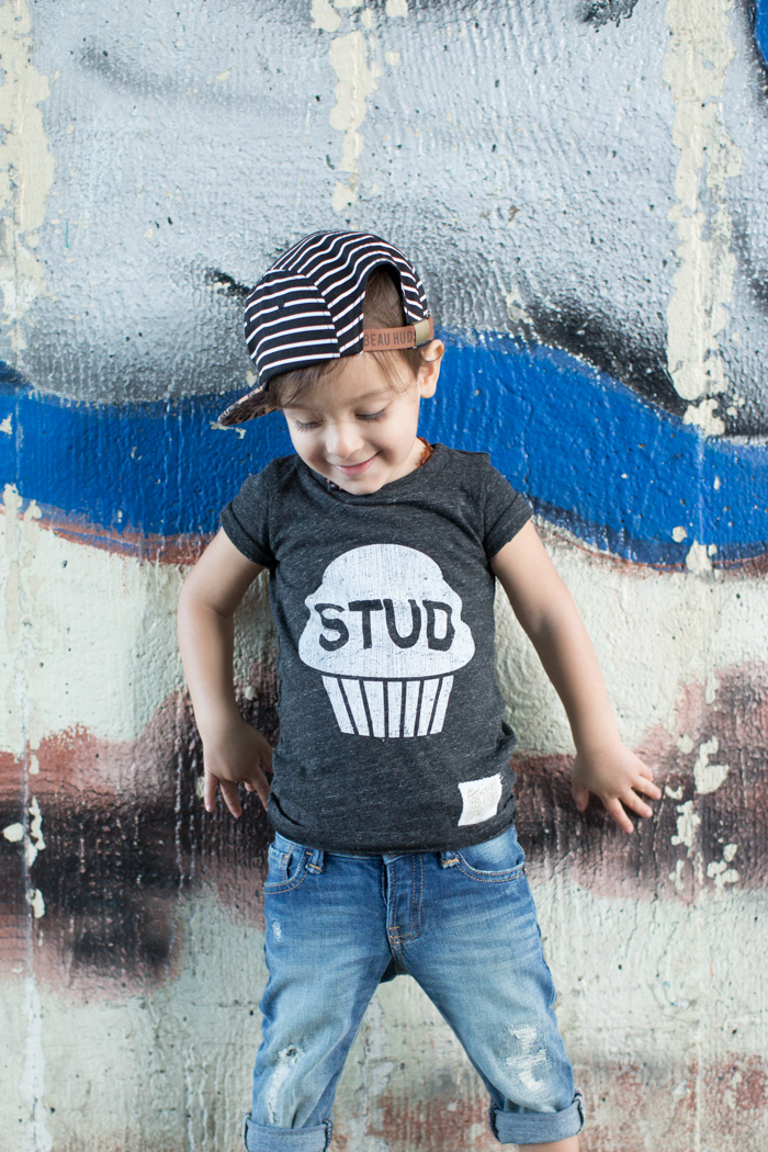 feather and light photography |stud muffin | Retro Brand | child fashion blogger