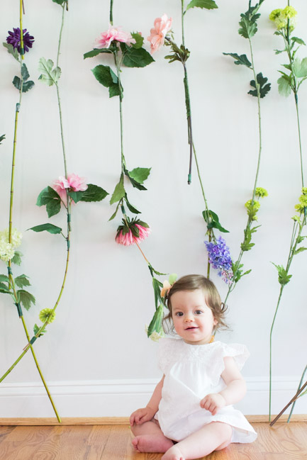 feather + light photography | child first birthday | flowers | first birthday