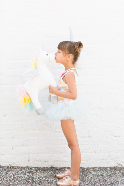 feather + light photography | unicorn + rainbow | 5 year old girl birthday | wrare doll | child fashion blogger