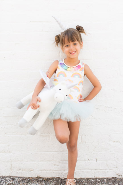 feather + light photography | unicorn + rainbow | 5 year old girl birthday | wrare doll | child fashion blogger