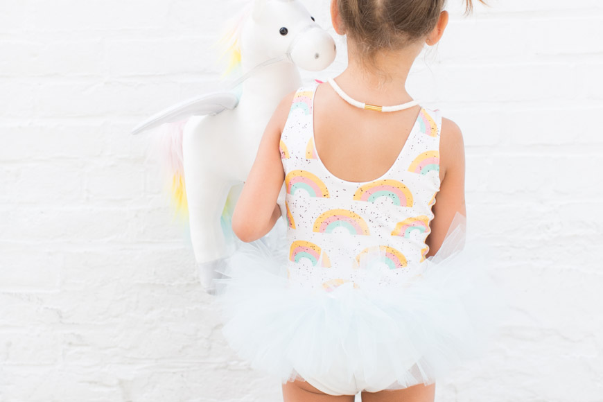 feather + light photography | unicorn + rainbow | 5 year old girl birthday | wrare doll | child fashion blogger