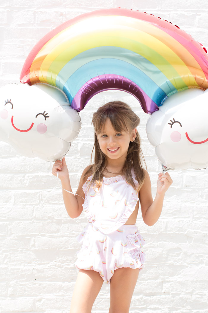 feather + light photography | child fashion blogger | little girl style | rainbows | paush 
