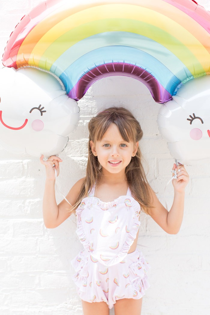 feather + light photography | child fashion blogger | little girl style | rainbows | paush 