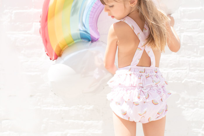 feather + light photography | child fashion blogger | little girl style | rainbows | paush 