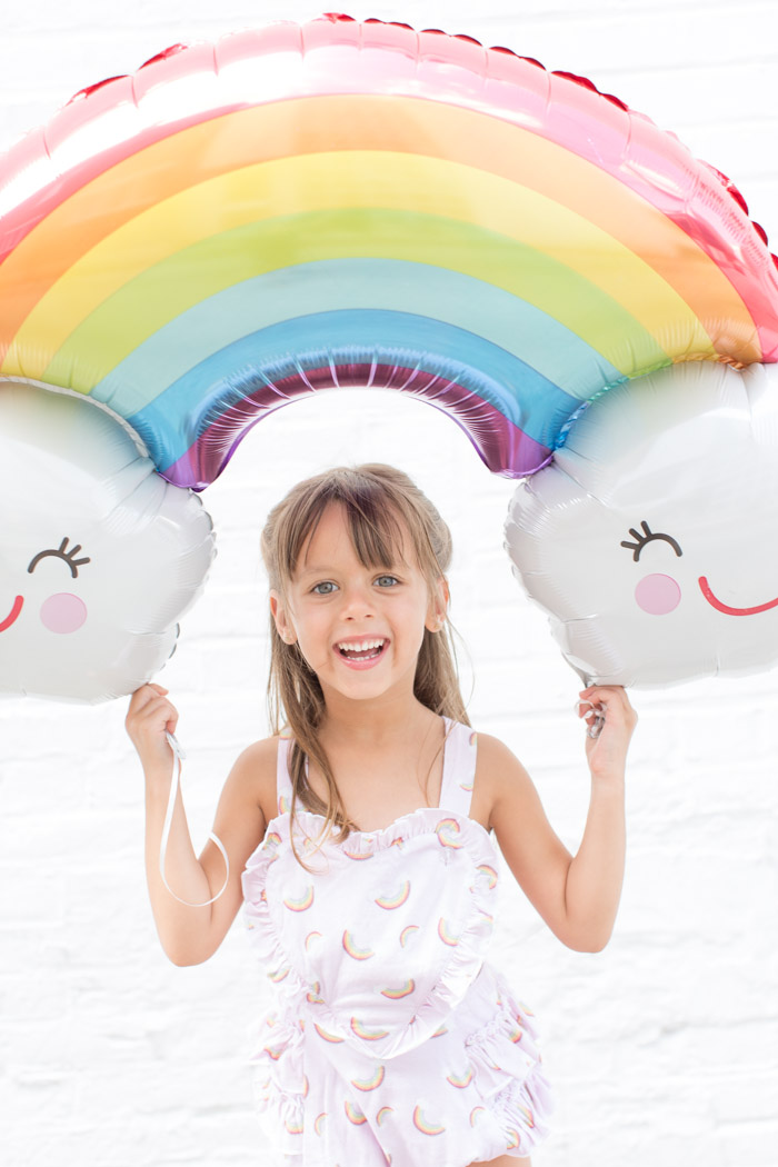 feather + light photography | child fashion blogger | little girl style | rainbows | paush 