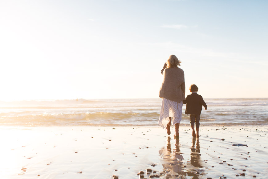 feather and light photography | OC family lifestyle photographer | salt creek beach 