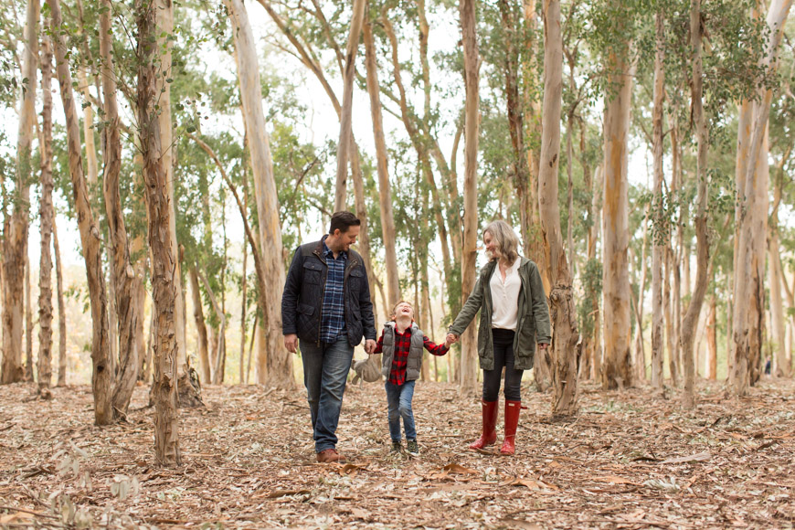 I absolutely love watching families and their littles grow! This is my third year taking the Smith Family photos and I have so enjoyed meeting up with them each and every single time. I also love the change of scenery. The first year we hit up Salt Creek, last year we strolled through downtown San Juan Capistrano, and this year we collected sticks in Serrano Creek Park. Here a just a few of my most favorites of this adorable family!