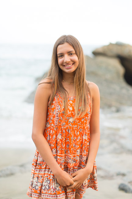 Orange County Senior Natural Light photographer | senior beach photos | Laguna Beach, CA