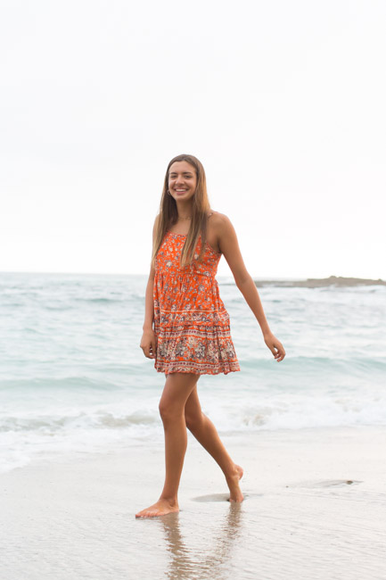 Orange County Senior Natural Light photographer | senior beach photos | Laguna Beach, CA