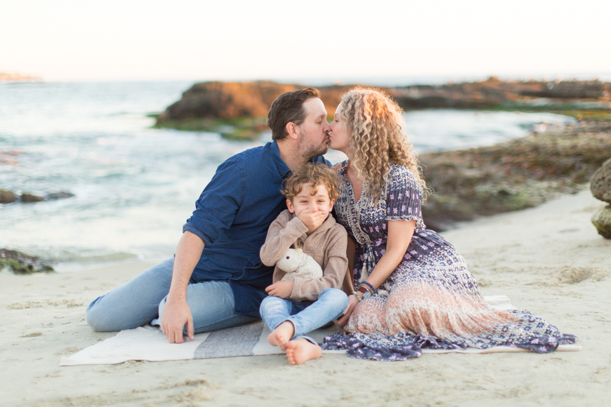 Orange County family beach photographer Laguna Beach, CA