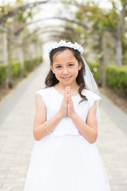 Feather + Light Photography | Orange County Family Photographer | First Communion