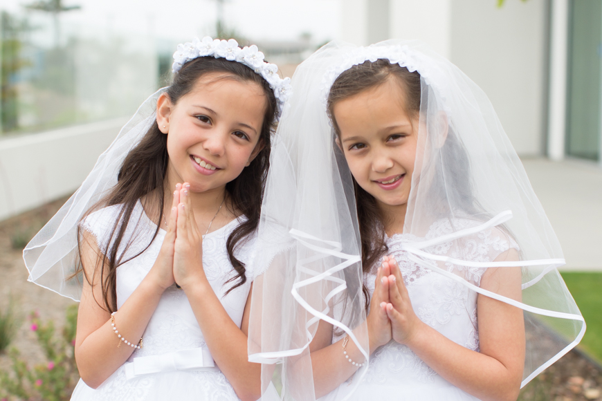 Feather + Light Photography | Orange County Family Photographer | First Communion