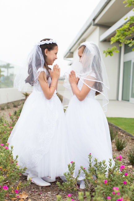 Feather + Light Photography | Orange County Family Photographer | First Communion