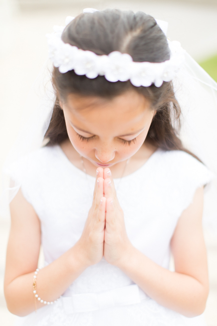 Feather + Light Photography | Orange County Family Photographer | First Communion